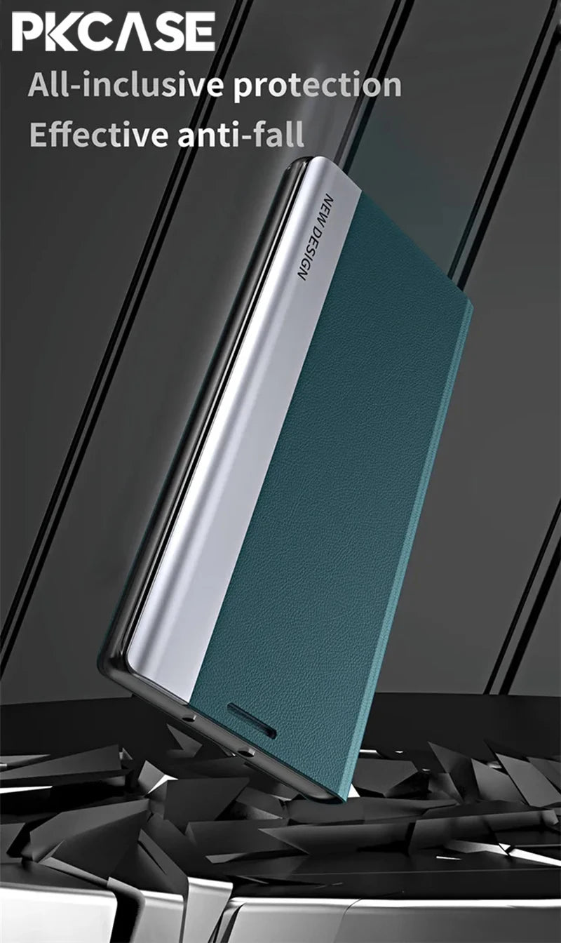 PKCASE Magnetic Flip Leather Phone Case For Honor 400 300 Pro 200 Lite X70 X9A X9B X9C X9D X8B X7B Cover For Magic 7 6 Lite