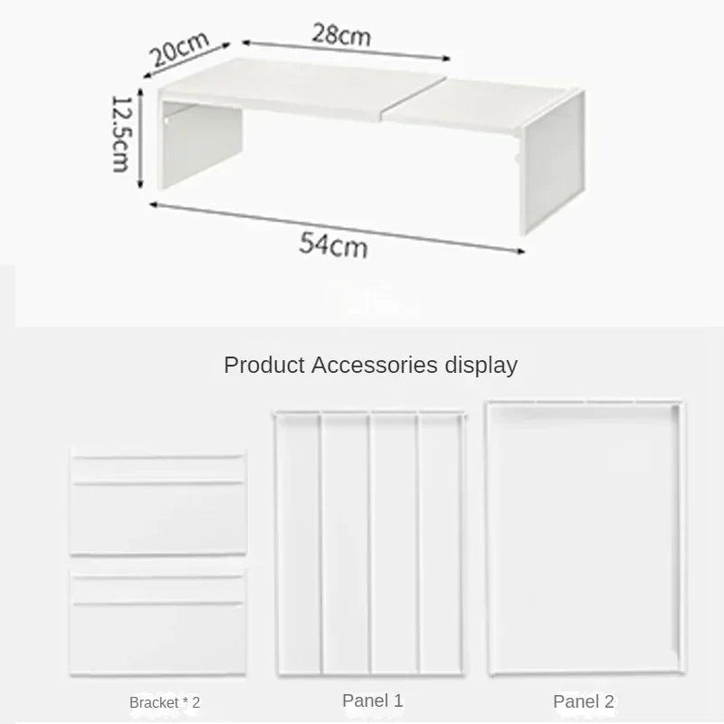 Kitchen Cupboard Organizer Retractable Cabinet Shelf Seasoning Bottle Spice Rack Dish Shelf Kitchen Accessories Storage 2030