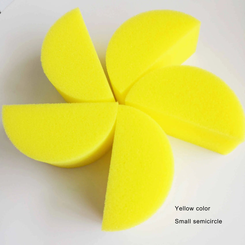5pcs Body Art Face Painting Water droplets Semicircle Circular Facial Graffiti Halloween Makeup Sponge