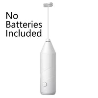 Electric milk frother, milk frother battery, AA size electric coffee mixer, egg beater, cream mixer, cooking tool mixer