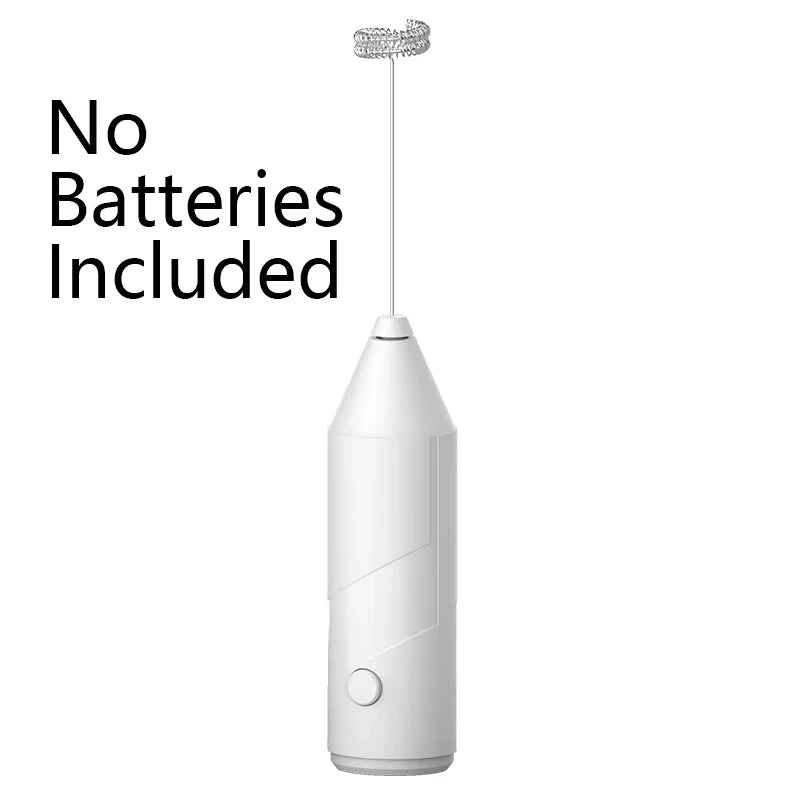 Electric milk frother, milk frother battery, AA size electric coffee mixer, egg beater, cream mixer, cooking tool mixer