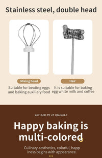 TINSOL 2025 New Wireless Mini Handheld Milk Frother Type-C Rechargeable Coffee Frother Portable Kitchen Cooking Tool Foam Mixer