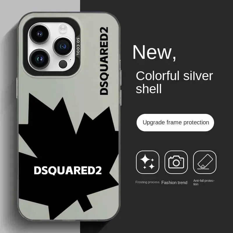 Luxury fashion Maple Phone Case For iPhone 17 17e 16e 16 15 14 13 12 11 mini Pro Max X XSMAX Air Plus Anti Fall Matte Back Cover