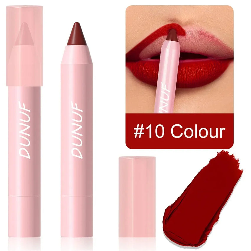 Nude Brown Lip Liner Pencil 18 Color Red Contour Tint Labial Makeup Waterproof Matte Lipstick Crayon Pen Lip Contouring Cosmetic
