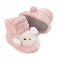Winter New Cute Cartoon Baby Booties Boy Girl Boots Cotton Soft-Sole Non-Slip Warm Toddler First Walkers Infant Crib Shoes