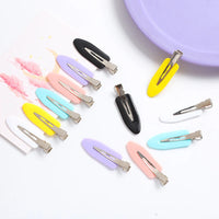 12Pcs Elegant Shiny With Pearls , Imitation Diamonds, Plastic Rhinestone Leaf Hair Clips Solid Romantic Party Hair Decorations