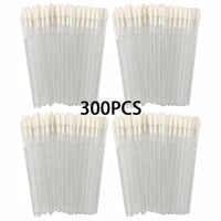 100/300PCS Crystal Lip Brush Lipstick Gloss Applicator Wands Wholesale For Eyelashes Extension Tool Kits Makeup Accessories