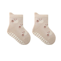 5 Pairs Childrens Non-Slip Socks Cute Cartoon Pattern Kids Boys Girls Floor Socks Comfortable Breathable for Toddler