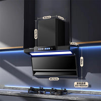 Household Range Hood for Kitchen Large Suction Range Hood Top Side Double Suction Exhaust Fan Small Kitchen Smoke Extractor