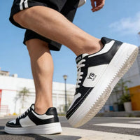 New 2026 Summer Korean Style Fashionable Breathable Versatile White Sneakers Casual Heightening Flat Shoes Comfortable All-Match