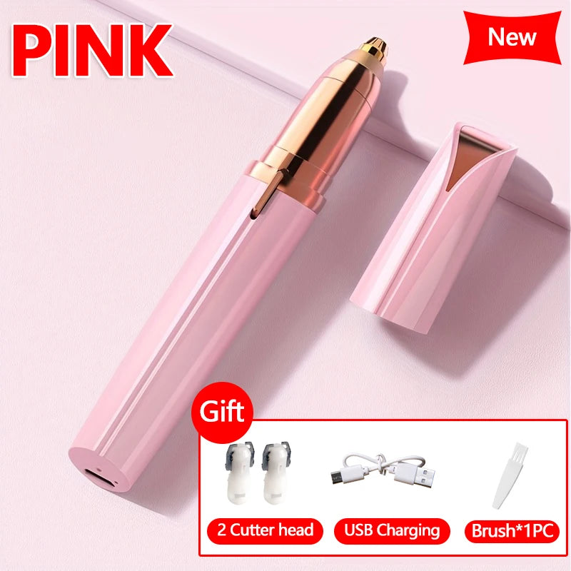 2026 New Electric Eyebrow Trimmer Pen Automatic Hair Removal Razor for Women Men Facial Shaver Beauty Tool Epilator
