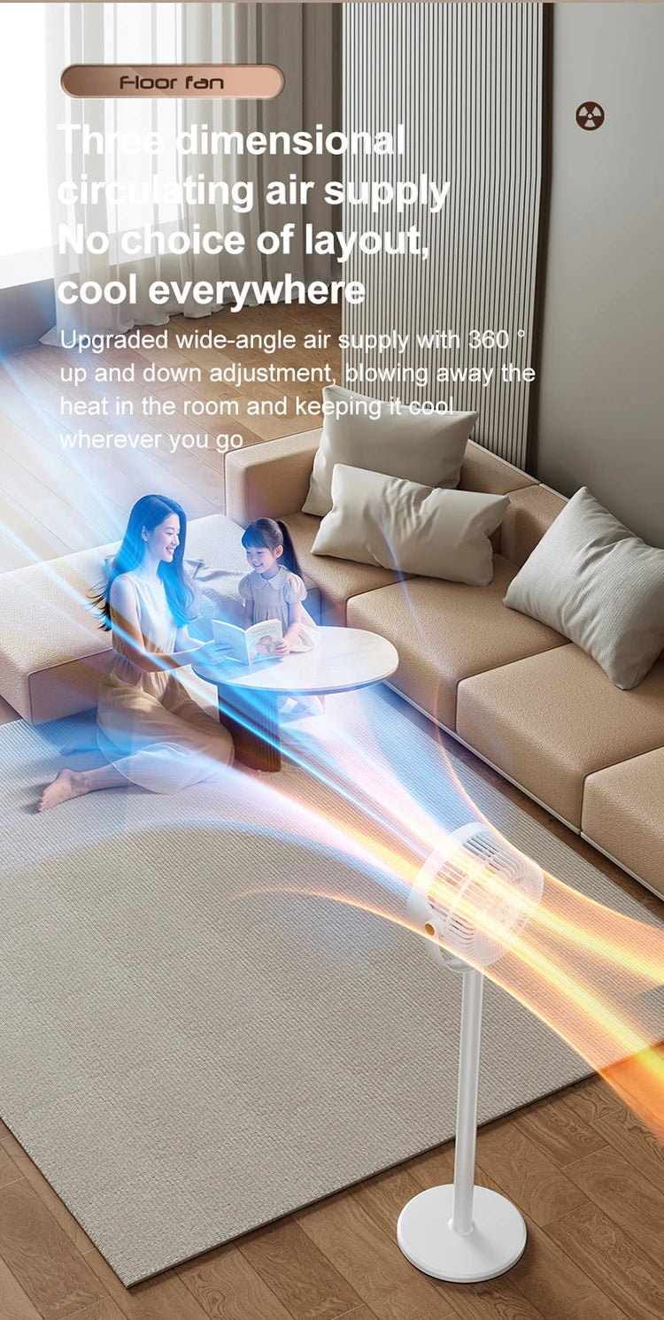Wireless Fan Height Adjustable Outdoor Travel Camping Long Endurance USB Charging Portable Student Dormitory High Wind Power
