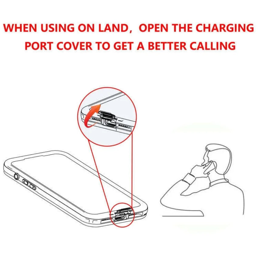For iPhone 17 16e 15 14 13 Pro Max IP68 Waterproof MagSafe Magnetic Phone Case Diving Swim Cover 360 Shockproof Dustproof Shell