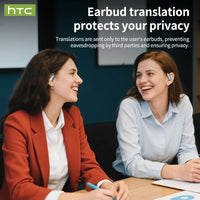 HTC Wireless Bluetooth Headset AI translation portable low latency USB-C clear sound comfortable fit anti-loss for music sports