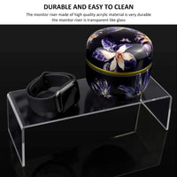3/6/9/12Pc Clear Acrylic Display Stand Cosmetic Bag Jewelry Showcase Cup Holder for Home Shop statue Model Pottery Display Riser
