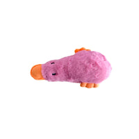 Striped Plush Dog Toys Squeaky Assorted Animals Duck Pig Hippo Shapes Durable Bite Resistant Safe Washable Fun Pet Supplies