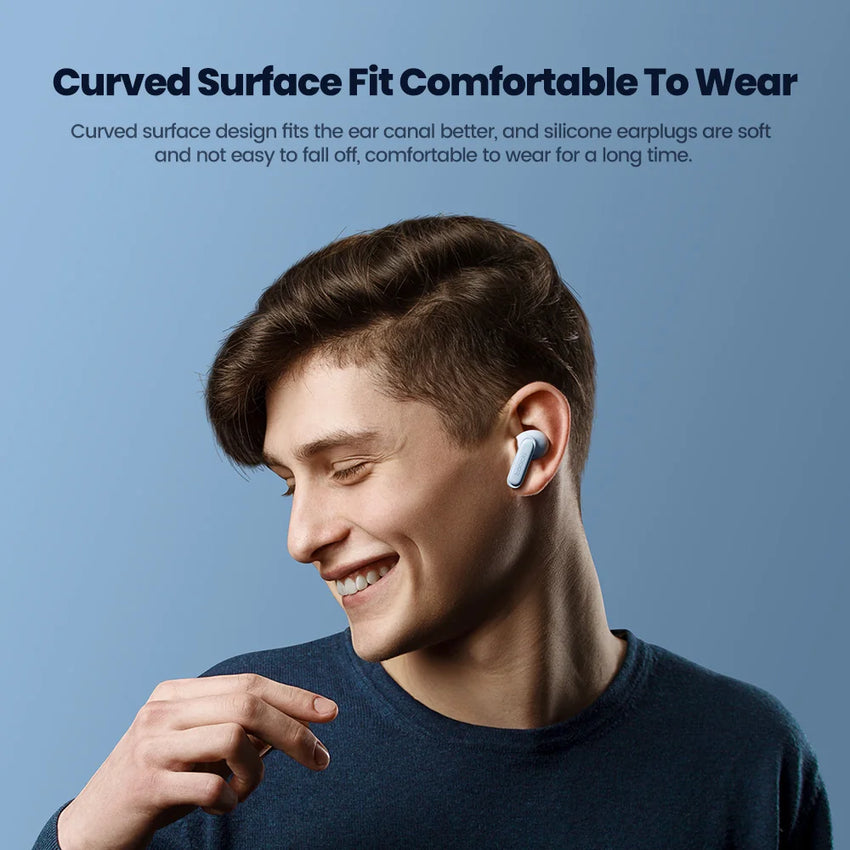 Toocki Bluetooth Earphones BT 5.3 Flip In-Ear Headphones True Wireless Hi-Fi Headsets 400mAh Long Standby Phone Sports Earbuds