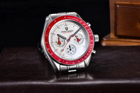 PAGANI DESIGN 2026 New Moon Watch Retro Quartz Watches For Men Stainless steel Luminous waterproof Luxury Sport Chronograph Man