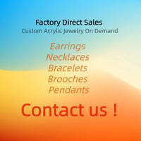 KUGUYS Fashion Acrylic Earrings Custom Trendy Jewelry