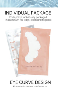 50 Pairs Cloud Shape Hydrogel Eye Patch Under Eye Pad Gel Paper Stickers Eyelash Extension Supplies Protection Eye Makeup Tool