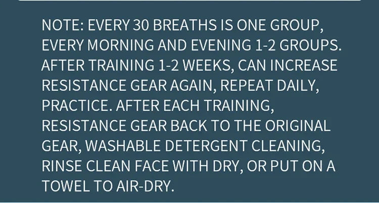 Silicone Respiratory Trainer Lung Ventilator Fitness Equipment High-altitude Respiratory Training Tools for Exercise
