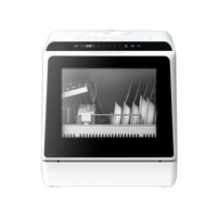 BlitzHome BH-CDW1 Smart Portable Countertop Dishwasher with APP Control 4-6 Sets Big Capacity Dual Water Inlet Modes Washers
