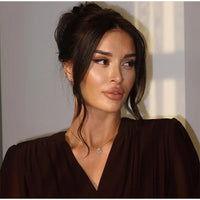 Elegant Retro Solid Color Women's Dresses Fashion V Neck Split Long Dresses Autumn New Women's Party Long Sleeved A-line Dress
