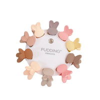 10Pcs/Set Mini Cute Oatmeal Color Clip Hyuna Style Solid Color Hair Clip Children's Bangs Broken Hair Clip Hair Accessories