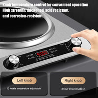 5000W Household Concave Induction Cooker High Power Intense Fire Non-Radiative Multifunction Stir Frying Electric Stove