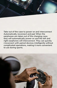 DACOM L19 Wireless Headphones Bluetooth 5.3 Earphones True with Mic Button Control Noise Reduction Earhooks Waterproof Headset