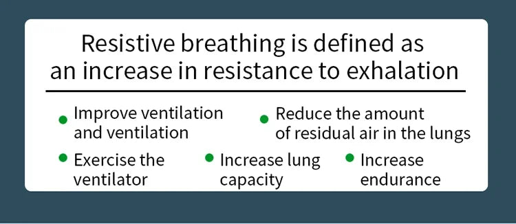 Silicone Respiratory Trainer Lung Ventilator Fitness Equipment High-altitude Respiratory Training Tools for Exercise