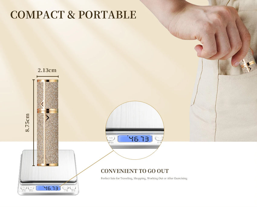 5ML Portable Compact Leather Perfume Bottle Multipurpose Sprayer Refillable Empty Perfume Atomizer for Travel Spray Bottle 1PC