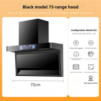 Household Range Hood for Kitchen Large Suction Range Hood Top Side Double Suction Exhaust Fan Small Kitchen Smoke Extractor