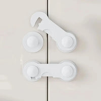 10Pcs Baby Safety Lock - Cabinets, Rooms & Drawers Anti-trap Protection Lock Multifunctional Baby Safety Lock Baby Safety Lock