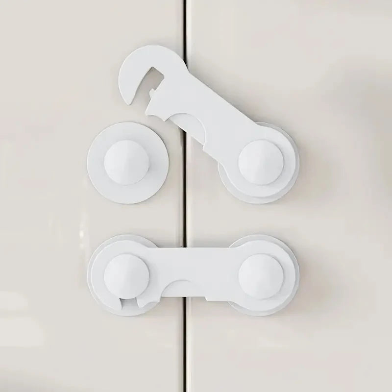 10Pcs Baby Safety Lock - Cabinets, Rooms & Drawers Anti-trap Protection Lock Multifunctional Baby Safety Lock Baby Safety Lock
