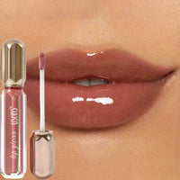 Mirror Pearl Lip Gloss Waterproof Long Lasting Moisturizing Lipstick Shine Glitter Lip Glaze Women Non Stick Cup Lip Tint Makeup