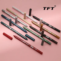 2 in 1 Eyeliner Lip Liner Gel Pencil Waterproof Long-lasting Blue White Black Brown Easy Wear Eyeliner Makeup for Eyes 7 Colors