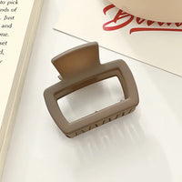 Women's Square Lightweight Hair Claw Clip Fashionable Elegant Hair Accessory Clip Suitable Hair Styling Makeup