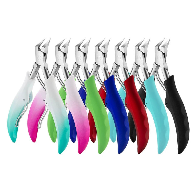 Sharp Toenail Ingrown Cuticle Nipper Nail Clipper Edge Cutter Scissor Nail Pliers Tool Dead Skin Remover Pedicure Manicure Tools