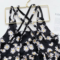 Girls Casual Dresses Little Daisy Printed Slip Sleeveless Dress Kids Dresses for Girls 2 To 6 Years Flower Girl Dresses Weddings