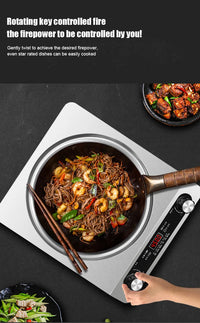 5000W Household Concave Induction Cooker High Power Intense Fire Non-Radiative Multifunction Stir Frying Electric Stove