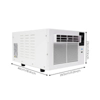 Semiconductor Refrigerator 280W 41.5*28.3*20.5cm White 40-50dB Small Window Air Conditioner for Bedroom Living Room Home Office