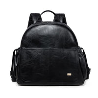 Soboba Large Capacity Solid Diaper Bag with Backpack Straps for Fashionable Mothers – Waterproof Nappy Changing Bag