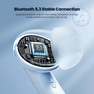 Toocki Bluetooth Earphones BT 5.3 Flip In-Ear Headphones True Wireless Hi-Fi Headsets 400mAh Long Standby Phone Sports Earbuds