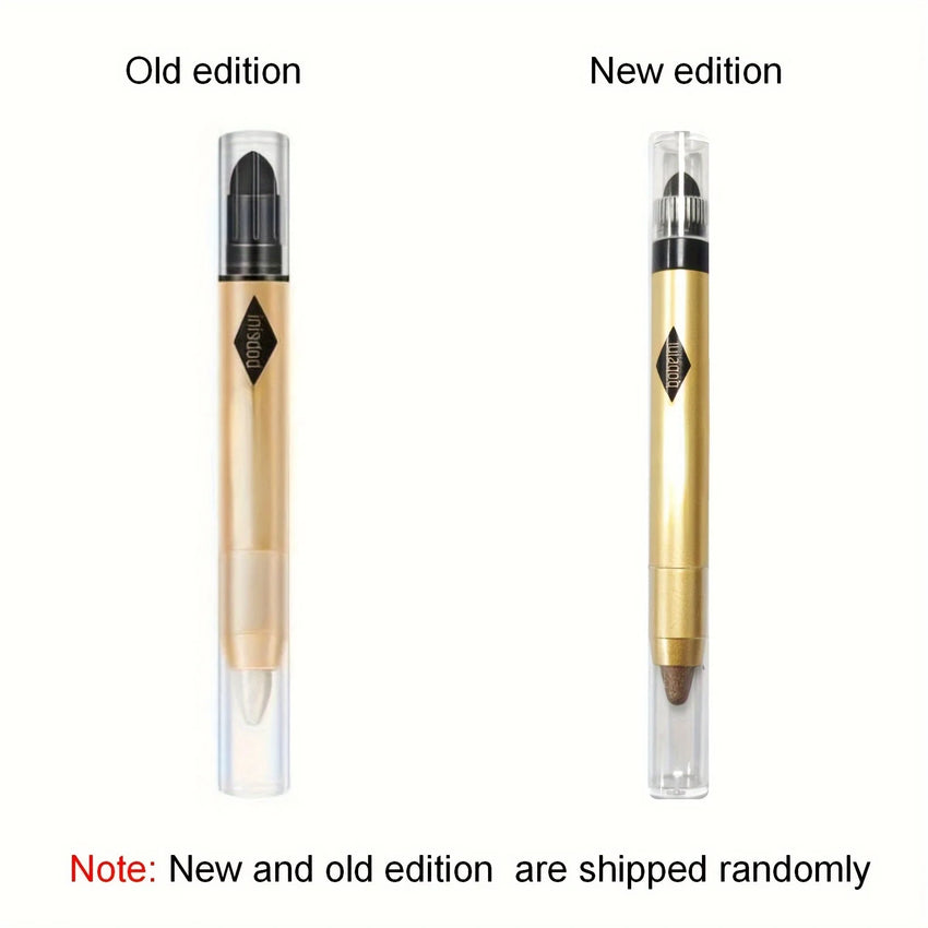 2 in 1 Pearly Eyeshadow Lipstick Stick Pencil Waterproof Glitter Matte Eyeshadow Makeup High Pigmented Eyeshadow Pen