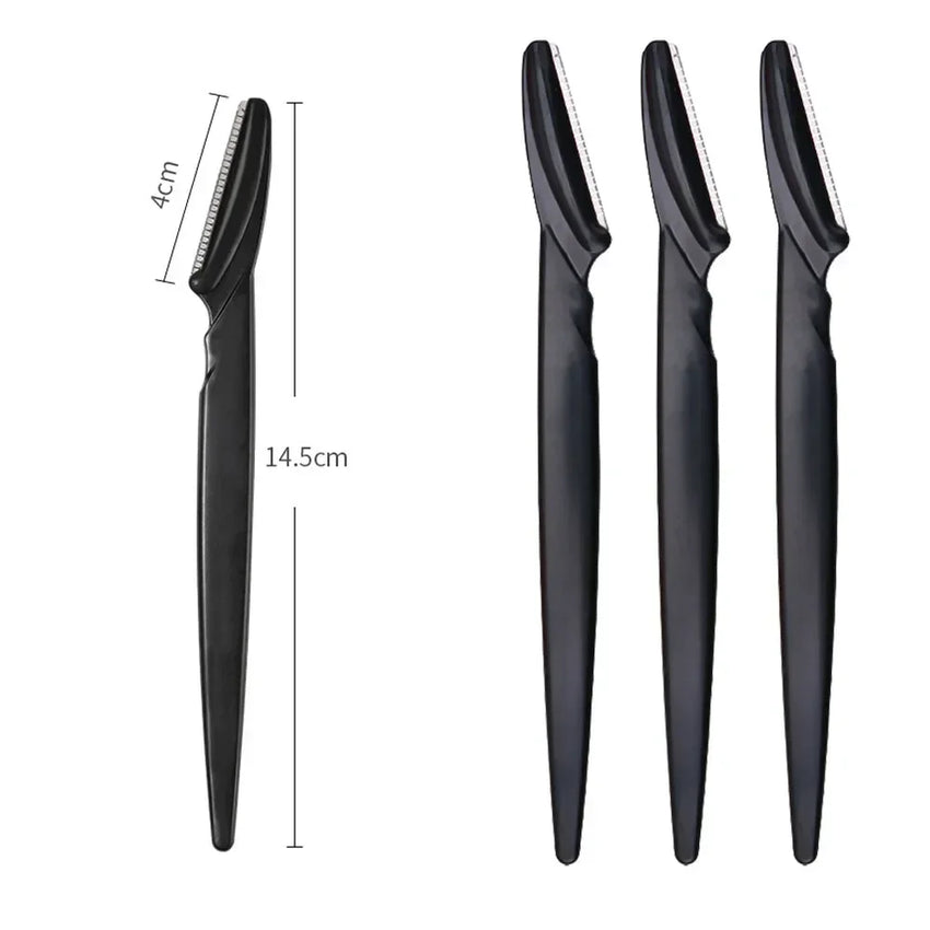 Eyebrow Trimmer Knives Makeup ToolsPortable Face Razor Hair Remover Cutter Brow Epilation Hair Removal Eye  Shaver Blades