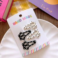 4pcs/set Cute Star Hair Clips Girl's Side Bangs Hair Accessories Small Clip Children's Hair Decorations Kids Accessories