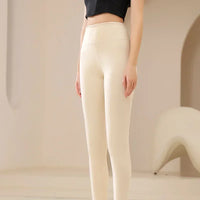 Women's Thermal Winter Tights Fleece Lined Sheer Velvet Pantyhose Thick Warm Leggings with Plush Inner Layer