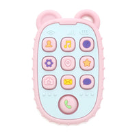 2024 New Baby Teether mobile phone Shape Silicone Teether Teething Toy Kids Sensory Educational Toy baby gift set