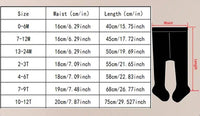 3 pairs of girls' solid color bottom pantyhose are suitable for daily life